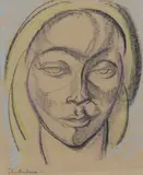 Elsie Marion Henderson, Untitled, charcoal and pastels 24 x 19cm