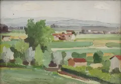 Pierre Adolphe Valette, Untitled, oil on board
