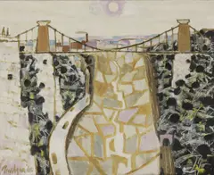 Julian Trevelyan, Untitled, oil on canvas 77 x 91.5cm .