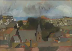 Rose Hilton, Untitled, oil on canvas 25.5 x 35.5cm .