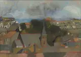 Rose Hilton, Untitled, oil on canvas 25.5 x 35.5cm .