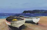Donald Hamilton Fraser, Untitled, oil on paper 38 x 55cm .