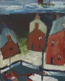 Alan Lowndes, Untitled, oil on board 25 x 20cm Provenance: With Archeus Fine Art