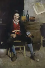 Vincenzo Caprile, Sossio, óleo sobre tela