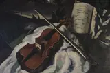 Composicion Con Violin by Alberto Muñoz Boquera, óleo sobre tela, offered Jun 2026
