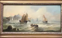 Alfred Gomersal Vickers, Viento Favorable, óleo sobre tabla