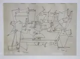 Reunion De Peces by Adolfo Nigro, dibujo a la tinta china, offered Mar 2026