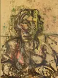 Autorretrato by Alberto Greco, técnica mixta, offered Mar 2026