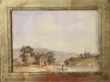Paisaje Con Pescador by William Charles Estall, acuarela, offered Mar 2026