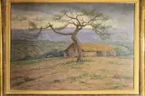 Ceferino Carnacini, Paisaje Cordobes, óleo sobre tela