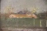 Raúl Soldi, Paisaje, óleo sobre cartón