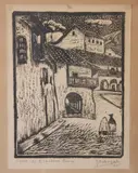 Calle De Espaderos by José Sabogal, xilografías, offered Dec 2025
