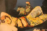 Salvatore Fiume, L'ARRIVO DEL CAVALIERE y L'ATTESA DELL'EMIRO, grabados a la aguatinta numerados y