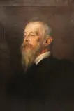 Franz von Lenbach, Leopoldo Von Bayern, Óleo sobre tela con pequeños deterioros