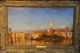 Félix Ziem, View In Venice With A Gondola