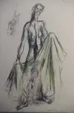 El Juicio - El Hambre by Raquel Forner, lápiz y cera titulado y, offered Oct 2025