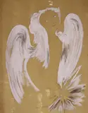 Raúl Soldi, Angel, técnica mixta sobre papel