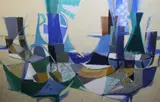 Composicion by Febo Martí, óleo sobre tela, offered Oct 2025