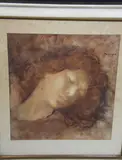 Francesco Falcone, Cabeza De Mujer, técnica mixta
