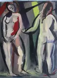 Desnudos Femeninos by Bernardo Mane, óleos sobre cartón, algunos, offered Oct 2025