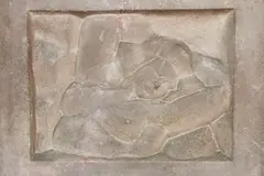 Pablo Curatella Manes, Desnudo Femenino, escultura en relieve de terracota