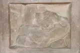 Pablo Curatella Manes, Desnudo Femenino, escultura en relieve de terracota