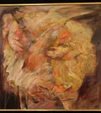 Haydee Prat, Abstracto, acrílico sobre tela
