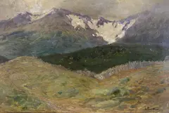 Luigi Paolillo, Paisajes Montañosos, óleos sobre tabla