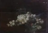 Racimo De Uvas by Louis Deschamps, óleo sobre tabla, offered Aug 2025