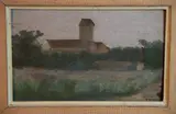 Casa - Quinta by Martín Malharro, óleo sobre tabla, offered Aug 2025
