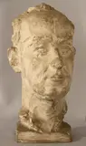 Luis Arena by Horacio Juarez, escultura de yeso, offered Aug 2025