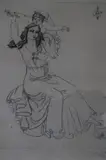 Mujer Con Niño En Sus Hombros by Agustín Riganelli, grabado, offered Aug 2025
