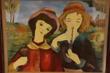 Musica Y Vino by Jose De Rokha, témpera, offered Aug 2025