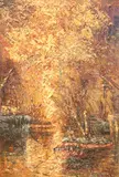 Puerto by Roberto E. Demarchi, óleo sobre tela, offered Jun 2025