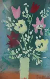 Jean Dufy, Fleurs, acuarela