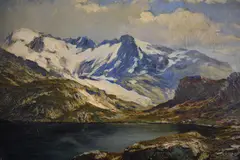 Alberto Falchetti, Lago Di Morti, óleo sobre tela