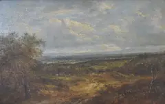 Alexander Nasmyth, Expansive Landscape, óleo sobre tela reentelado