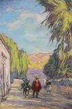 Calle Humahuaqueña by Francisco Ramoneda, óleo sobre tela, offered Jun 2025