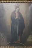 La Inmaculada Concepcion by Pedro Atanasio Bocanegra, óleo sobre tela reentelada, offered Jun 2025