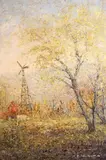 El Molino Abandonado by Italo De Luca, óleo sobre tela, offered Jun 2025