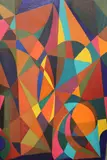 Abstracto En Colores by Mario Agatiello, acrílico sobre tela dedicado y, offered Mar 2025