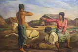 César López Claro, Los Rinconeros, óleo sobre tela