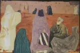Mouros by Danúbio Gonçalves, acrílico sobre tela, offered Mar 2025