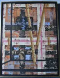 Fernando Cánovas, Sin Titulo, técnica mixta sobre tela y collage