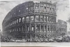 Veduta Dell'Anfiteatro Flavio by Francesco Piranesi, grabado sobre papel, offered Dec 2024