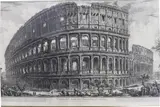 Francesco Piranesi, Veduta Dell'Anfiteatro Flavio, grabado sobre papel