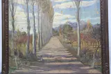 Camino A Las Sierras by Adan L. Pedemonte, óleo sobre tela con saltaduras, offered Dec 2024