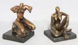 MUJER AVE y TORSO by Violeta Lemme, esculturas de bronce a la cera perdida, offered Dec 2024