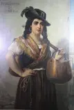 Bigolanta Di Venezia by Jules Salles, óleo sobre tela, offered Oct 2024