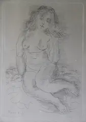 Anfititre by Raoul Dufy, grabado al aguafuerte, offered Oct 2024